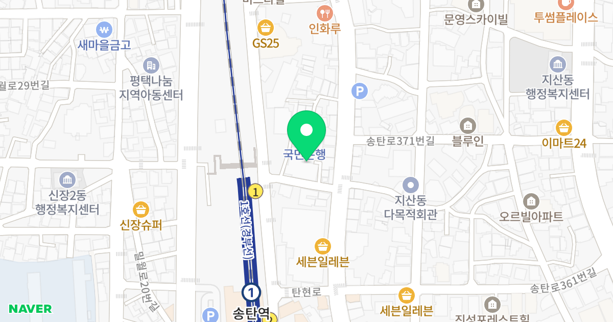 대준블루온3 위치 지도 - 경기도 평택시 탄현로 267-4