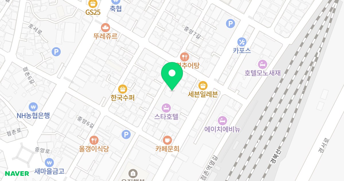 라온팰리스 위치 지도 - 경상북도 문경시