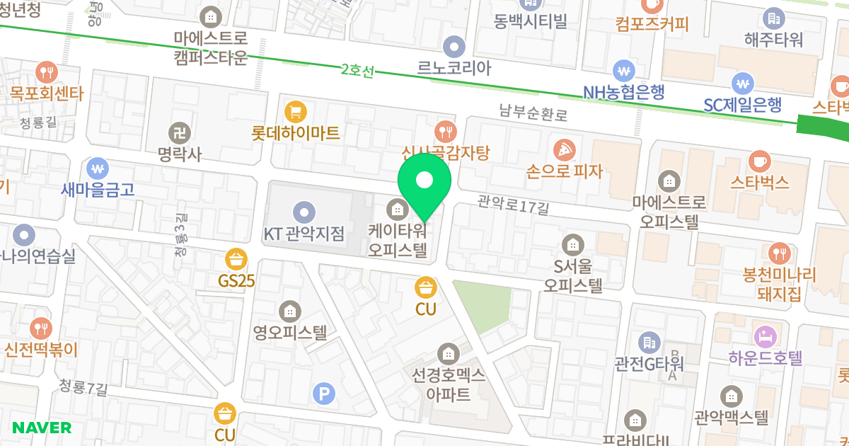 (882-2) 위치 지도 - 서울특별시 관악구 남부순환로216길 16