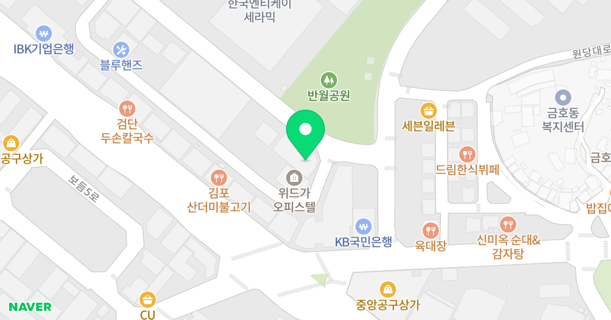 토성드페리움 위치 지도 - 인천광역시 서구 보듬6로 36