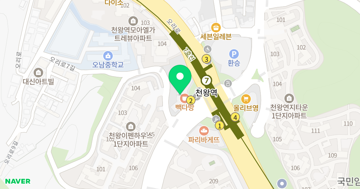 랑데르 위치 지도 - 서울특별시 구로구 오리로 1149