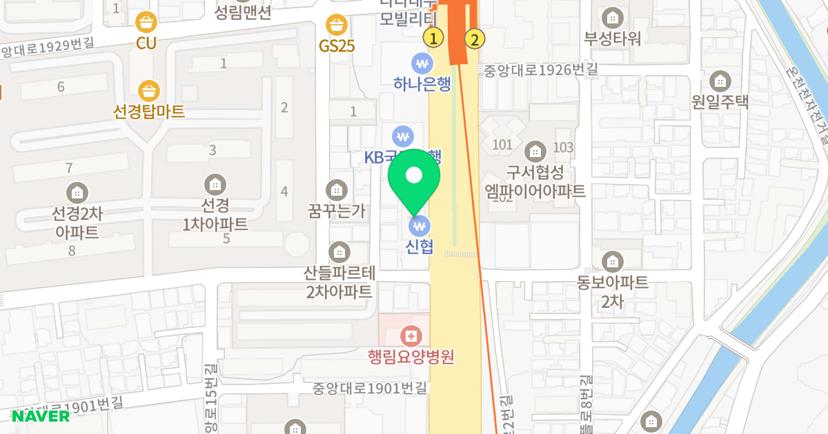보성오페라 위치 지도 - 부산광역시 금정구 중앙대로 1913