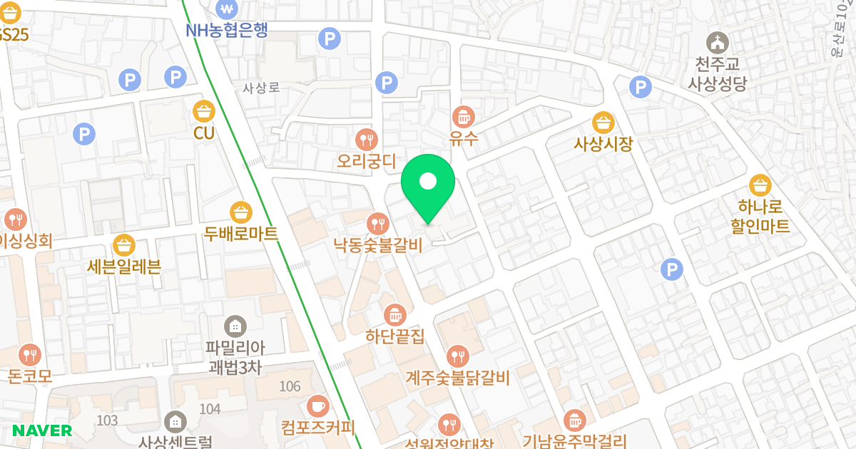 파크블루11차 위치 지도 - 부산광역시 사상구 광장로87번길 77
