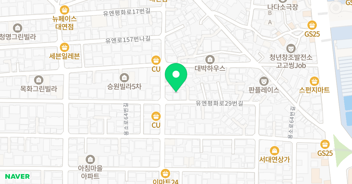 크리스탈 위치 지도 - 부산광역시 남구 유엔평화로29번길 115