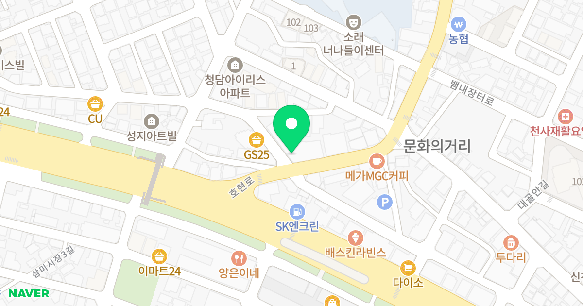 아도니스의 꿈 위치 지도 - 경기도 시흥시 호현로9번길 6