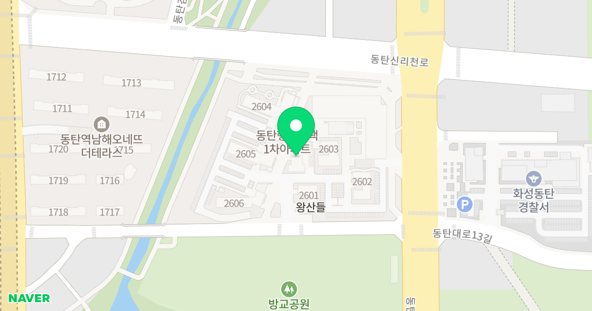 동탄2엘에이치씨26단지 위치 지도 - 경기도 화성시