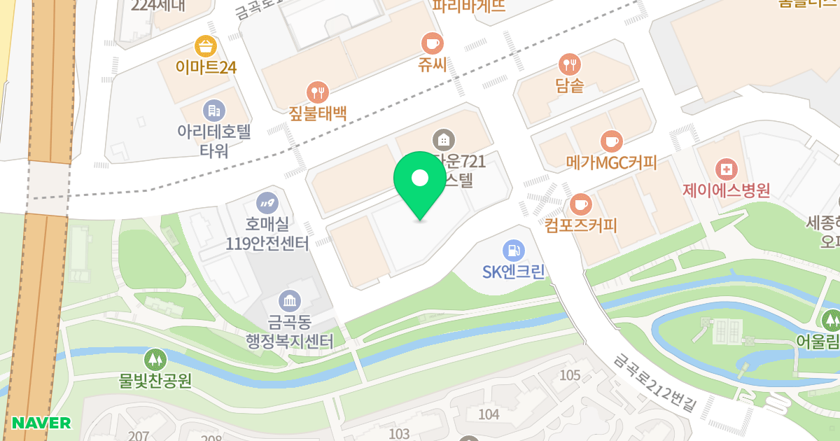 호매실 THE LIV STYLE 위치 지도 - 경기도 수원시 권선구 금곡로196번길 35