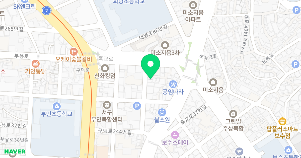 동원빌 위치 지도 - 부산광역시 서구 흑교로105번길 7