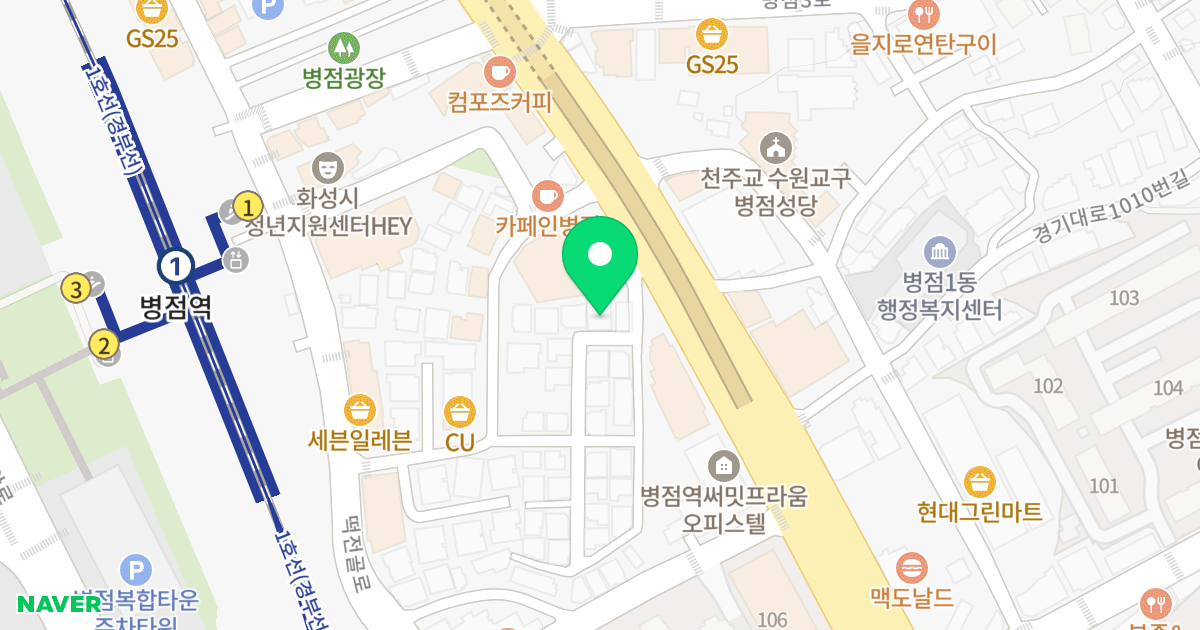 (377-1) 위치 지도 - 경기도 화성시 경기대로1021번길 6-2