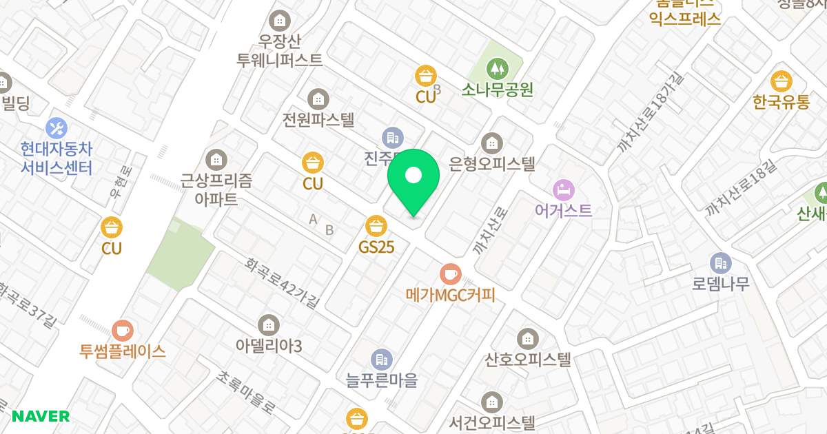 K오피스텔 1차 위치 지도 - 서울특별시 강서구 화곡로42길 31