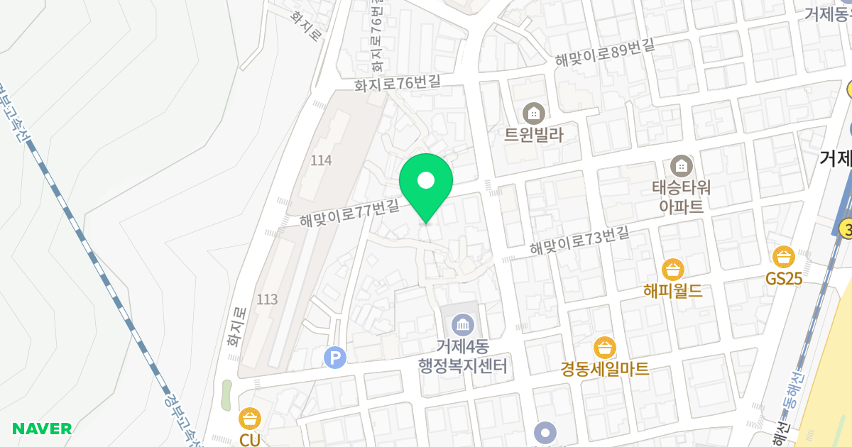 (766-21) 위치 지도 - 부산광역시 연제구 해맞이로77번길 57