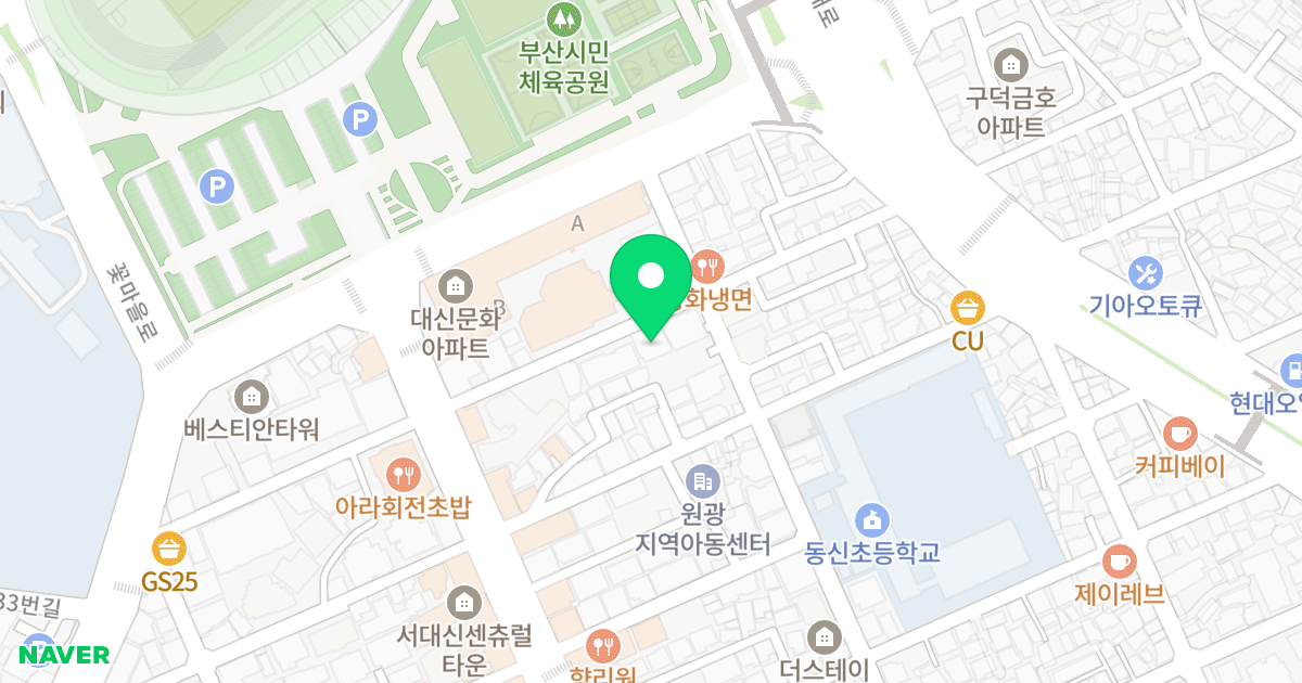 Bless 하우스 위치 지도 - 부산광역시 서구 구덕로346번길 20