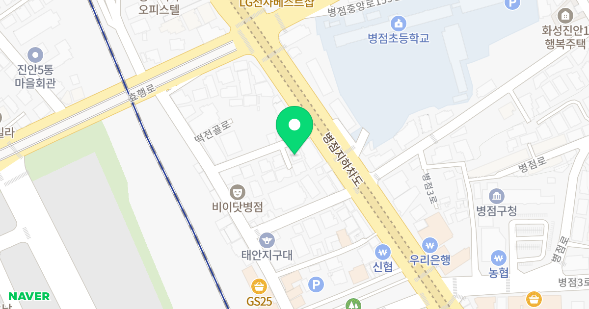 이노스빌 위치 지도 - 경기도 화성시 떡전골로 120-24