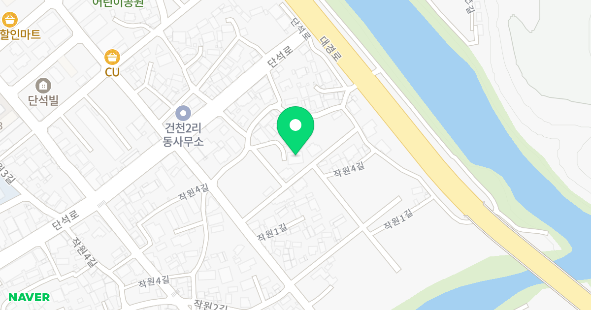 (42-4) 위치 지도 - 경상북도 경주시 건천읍 작원4길 32-5