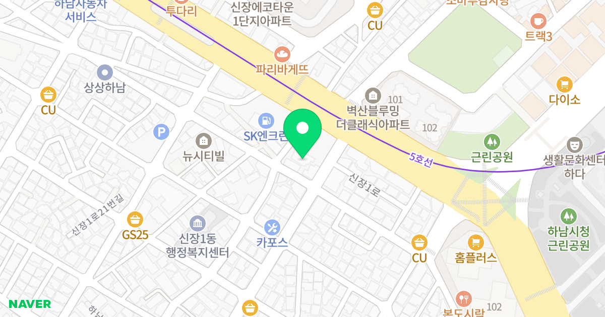 (447-14) 위치 지도 - 경기도 하남시 하남대로777번길 7