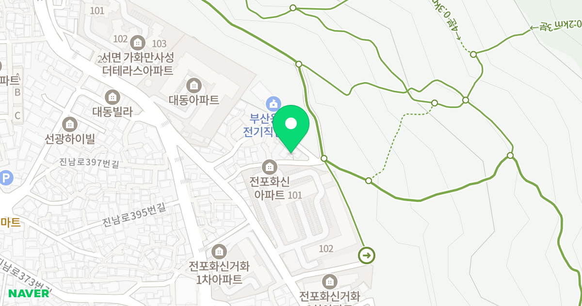 세영그린빌 위치 지도 - 부산광역시 부산진구 진남로356번길 106-15