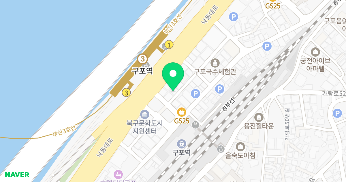 (1060-494) 위치 지도 - 부산광역시 북구