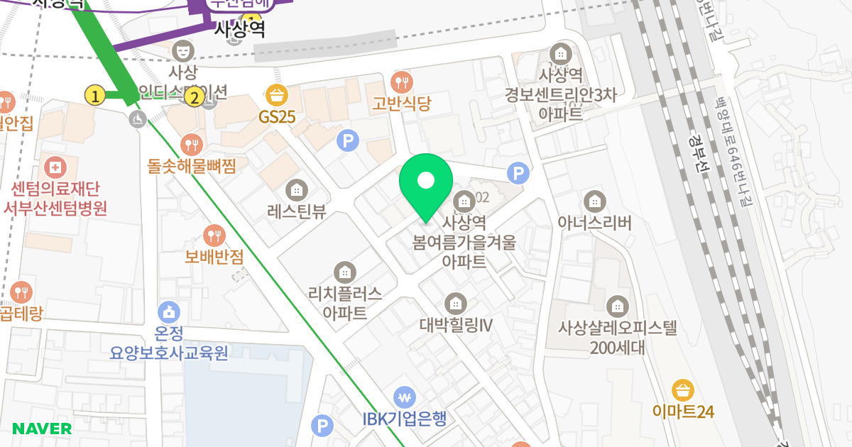 경원 위치 지도 - 부산광역시 사상구 사상로162번길 21-5