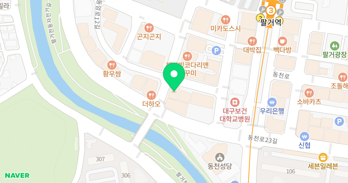 (955-1) 위치 지도 - 대구광역시 북구