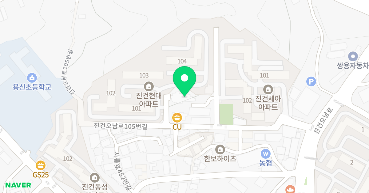 누리하우스 위치 지도 - 경기도 남양주시 진건읍