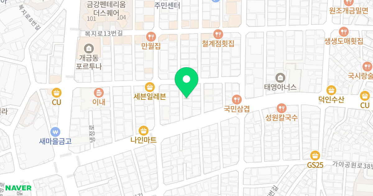 하늘마루 위치 지도 - 부산광역시 부산진구 복지로21번길 34-5