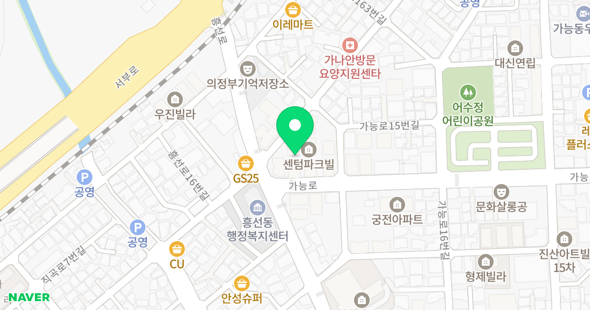 센텀파크빌 위치 지도 - 경기도 의정부시