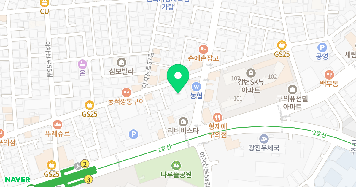 베스트 트레드빌 위치 지도 - 서울특별시 광진구 자양로18길 96