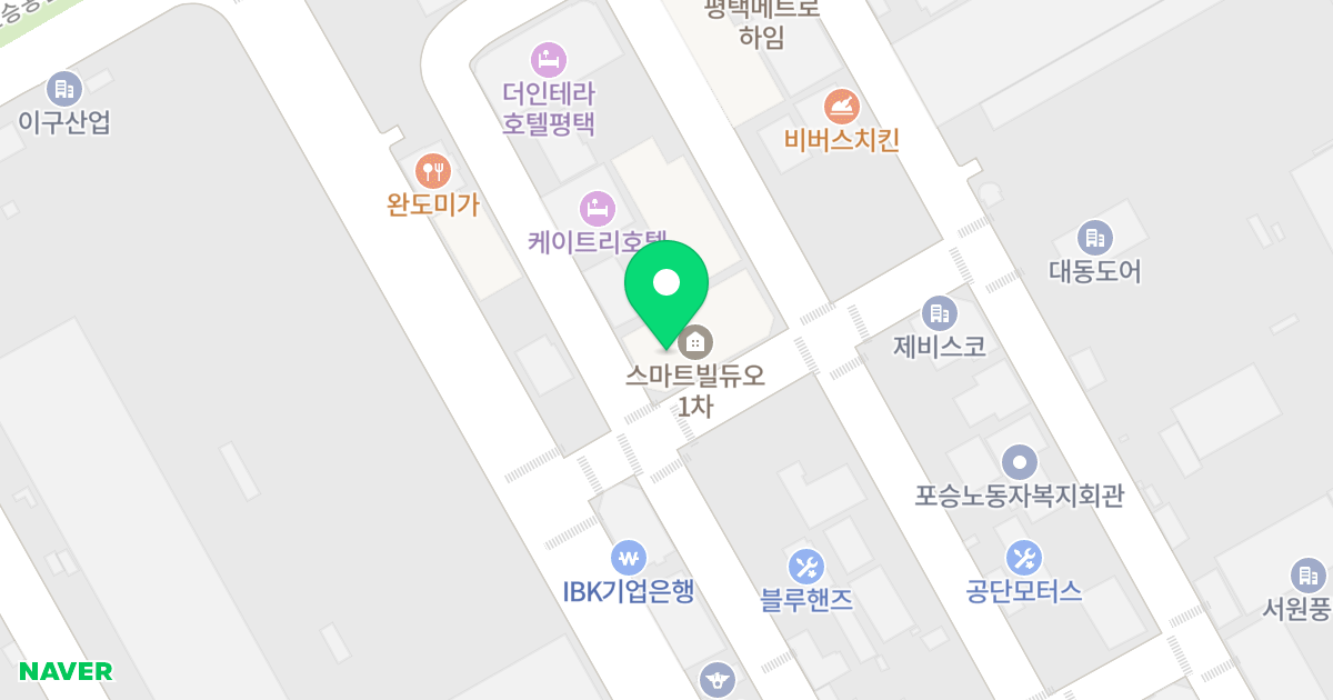 스마트빌듀오1차 위치 지도 - 경기도 평택시 포승읍