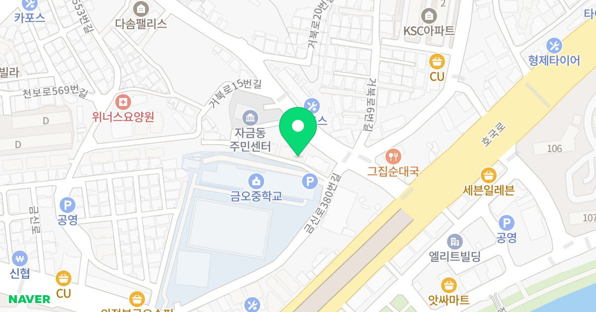정은스카이 위치 지도 - 경기도 의정부시 거북로 7