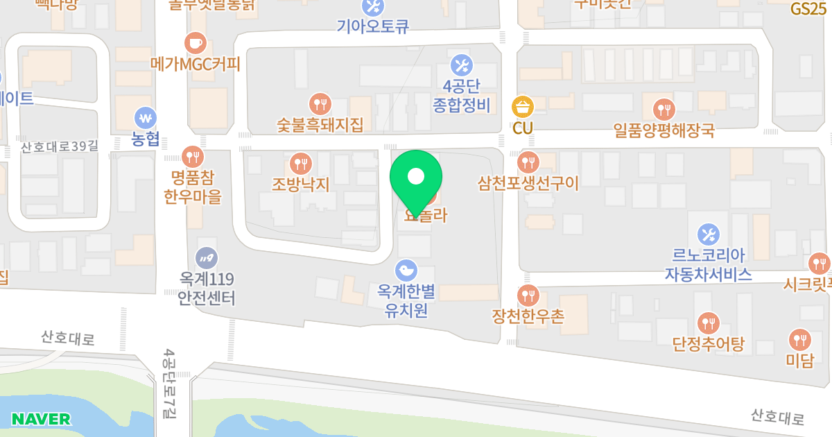 1동(384-6) 위치 지도 - 경상북도 구미시 산동읍 산호대로41길 14-68