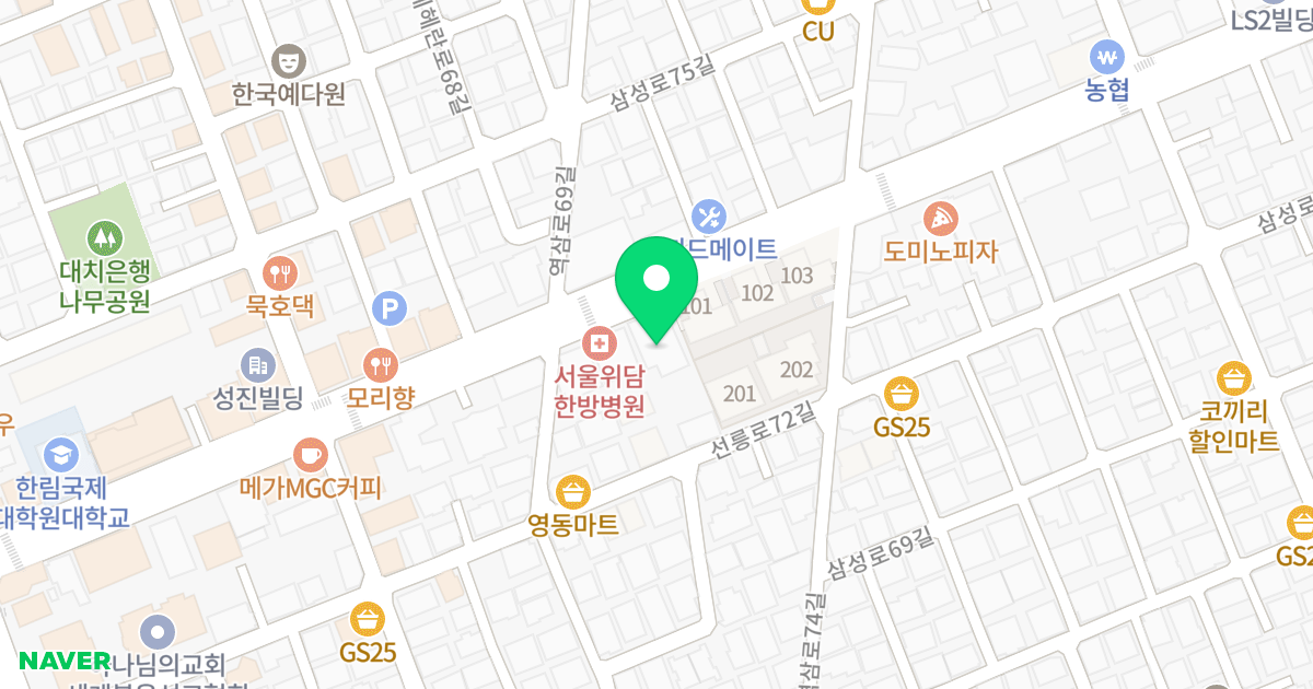루가빌딩 위치 지도 - 서울특별시 강남구 역삼로 432