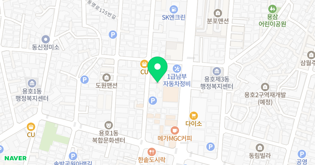 미가 위치 지도 - 부산광역시 남구 동명로131번길 22