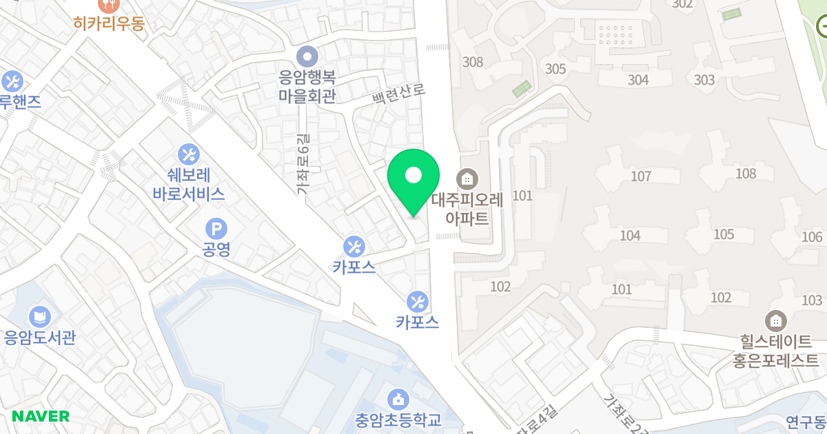 제니더플래인엣명지 위치 지도 - 서울특별시 은평구 백련산로 9