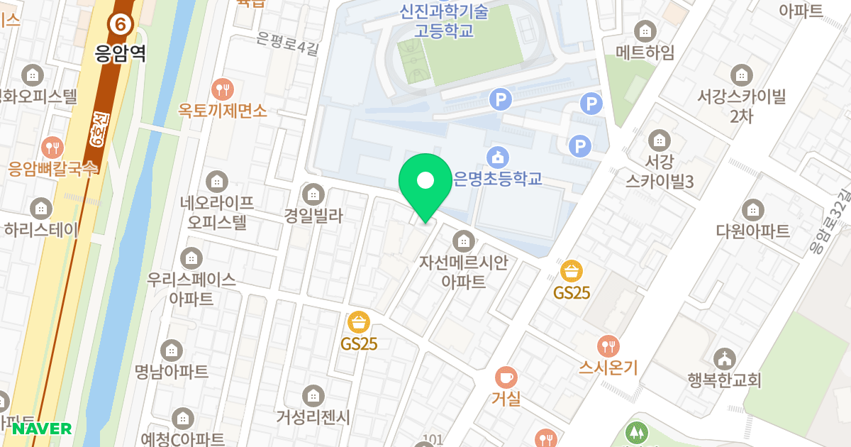 디우아르떼빌 위치 지도 - 서울특별시 은평구 은평로4길 21-14