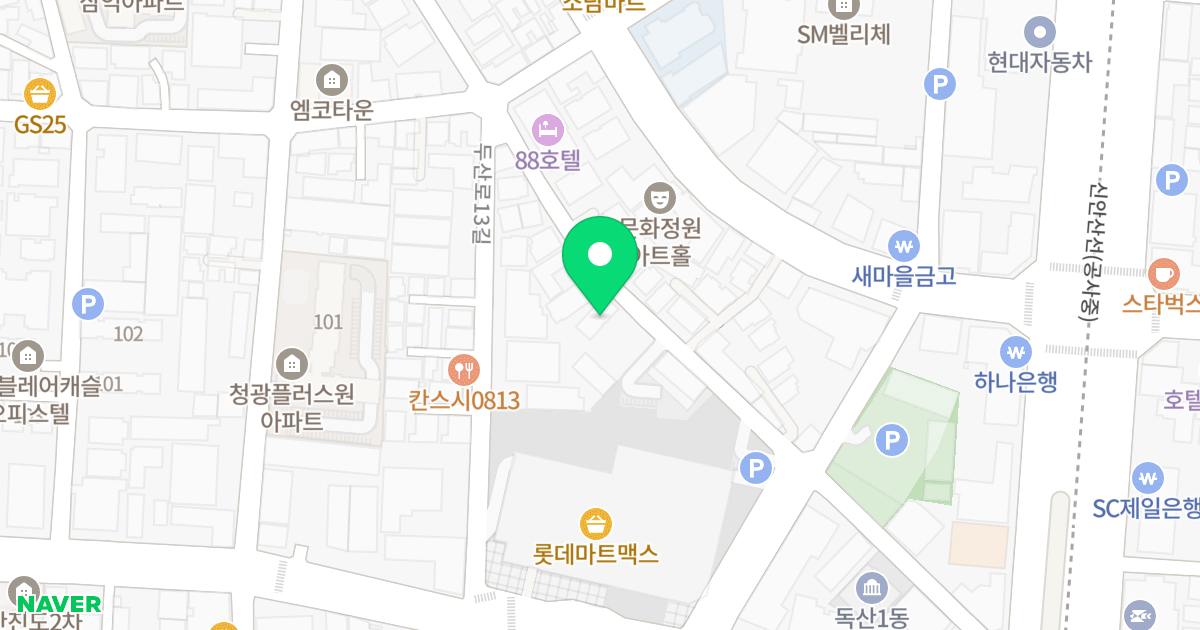 주원블레어시티 위치 지도 - 서울특별시 금천구 시흥대로123길 47