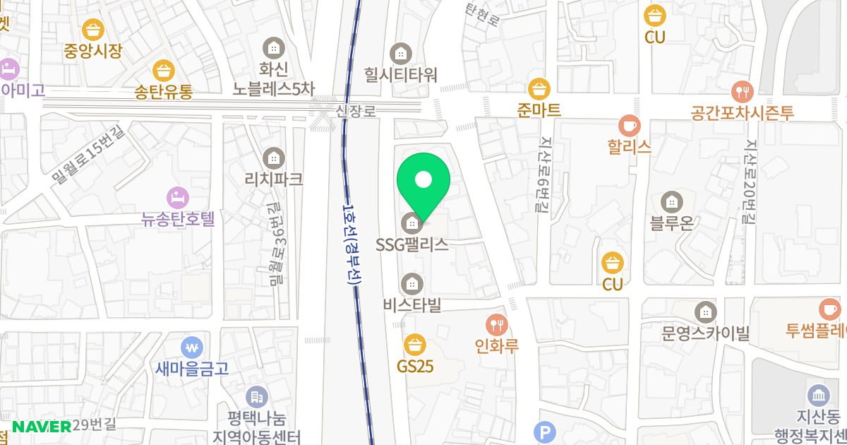 (227-14) 위치 지도 - 경기도 평택시 송탄1로 60