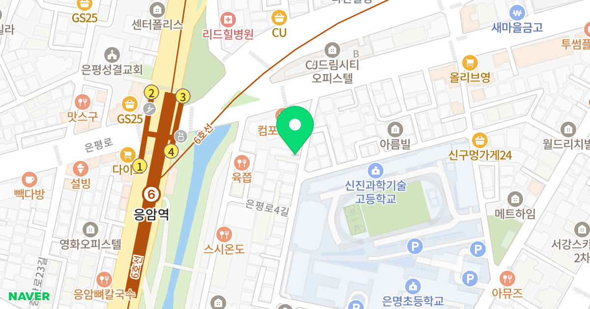 미가오피스텔 위치 지도 - 서울특별시 은평구