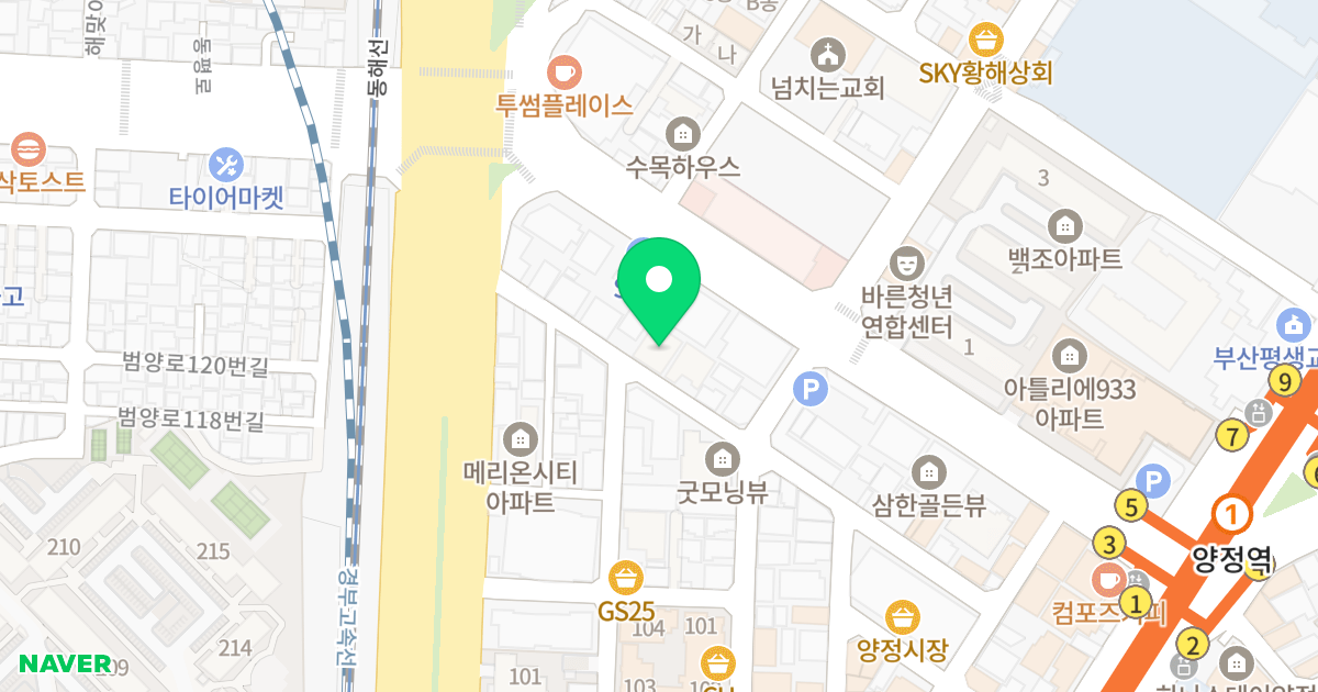 메종 해.달.별 위치 지도 - 부산광역시 부산진구 거제대로60번길 15
