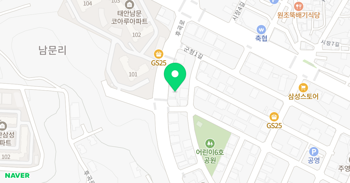 대성오피스텔 위치 지도 - 충청남도 태안군 태안읍 후곡로 13