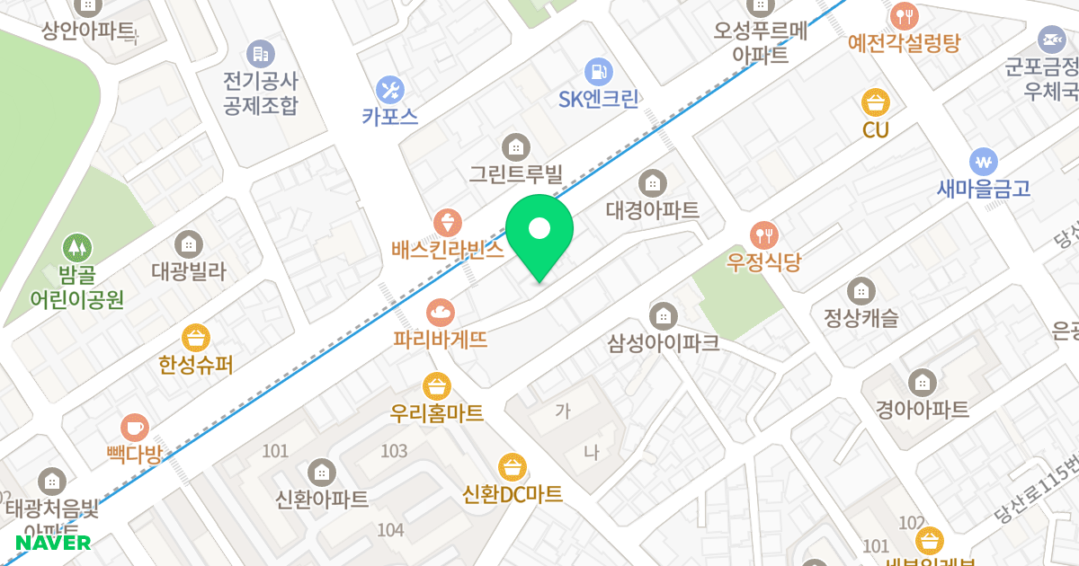 (743-7) 위치 지도 - 경기도 군포시 금재로1번길 11