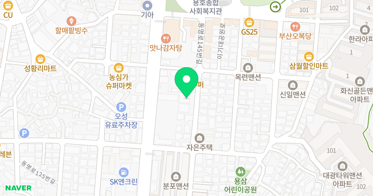 휴하임2 위치 지도 - 부산광역시 남구 동명로145번길 79