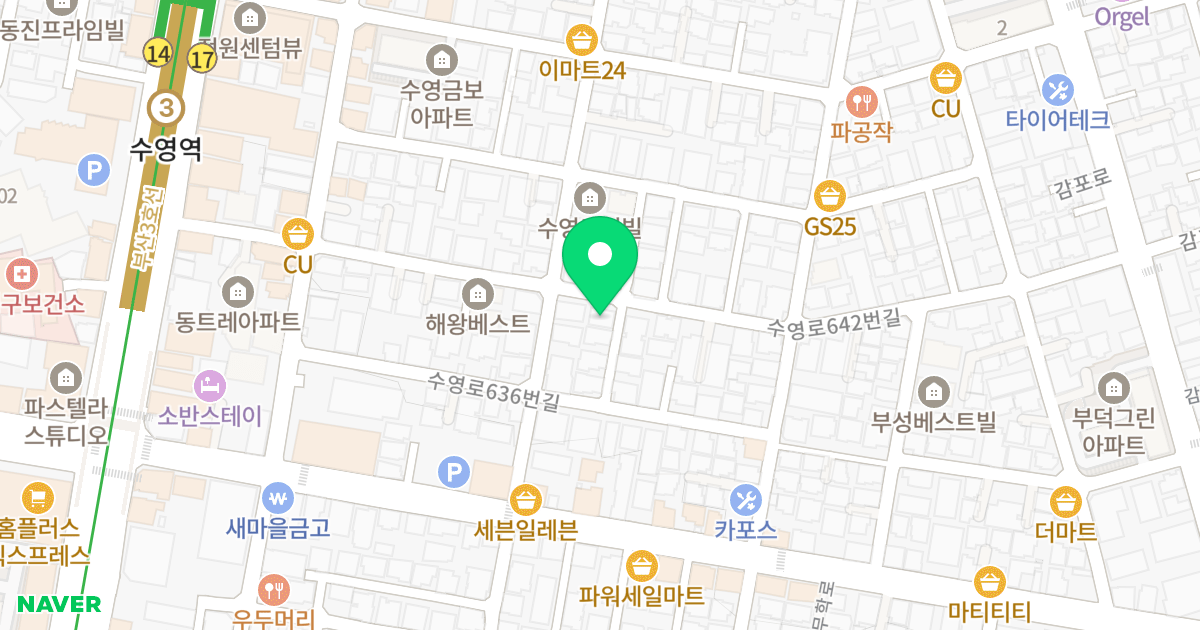화이트 하우스Ⅳ 위치 지도 - 부산광역시 수영구
