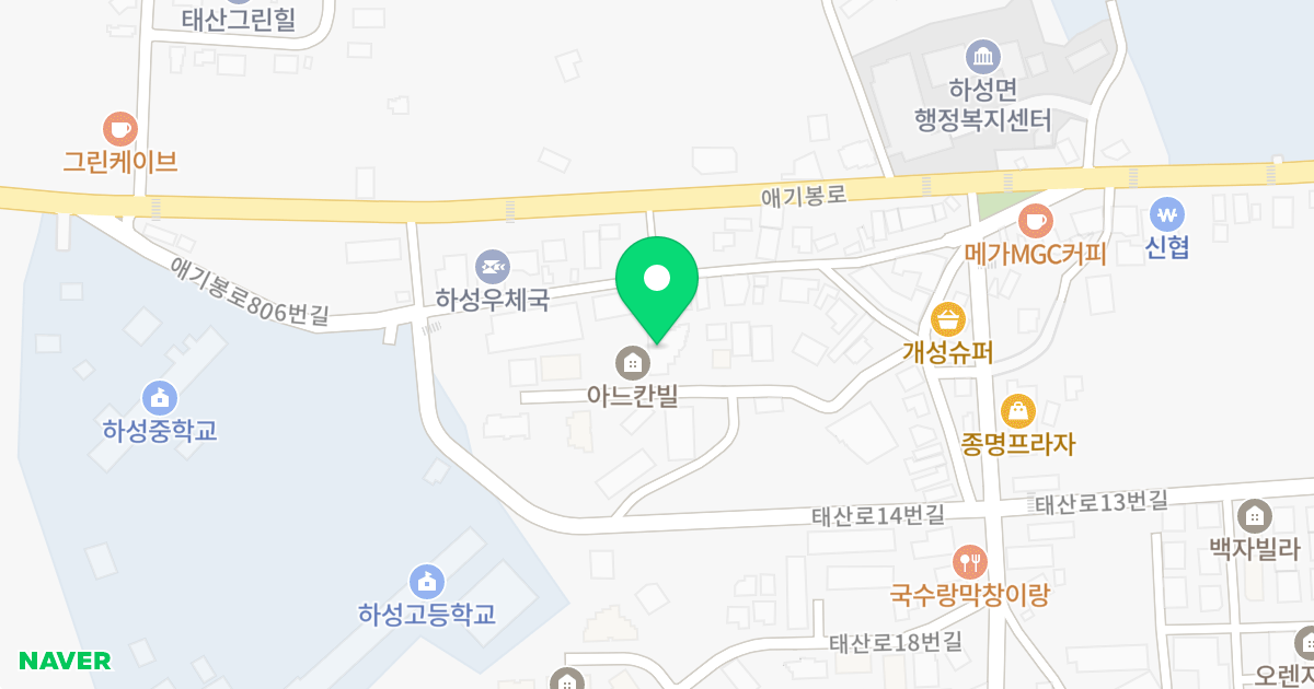 아너하임 위치 지도 - 경기도 김포시 하성면 애기봉로806번길 68-30
