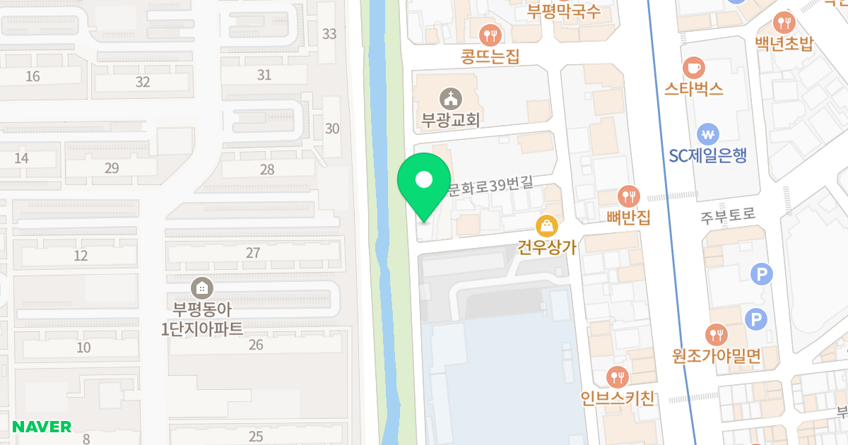 엘비스33 위치 지도 - 인천광역시 부평구