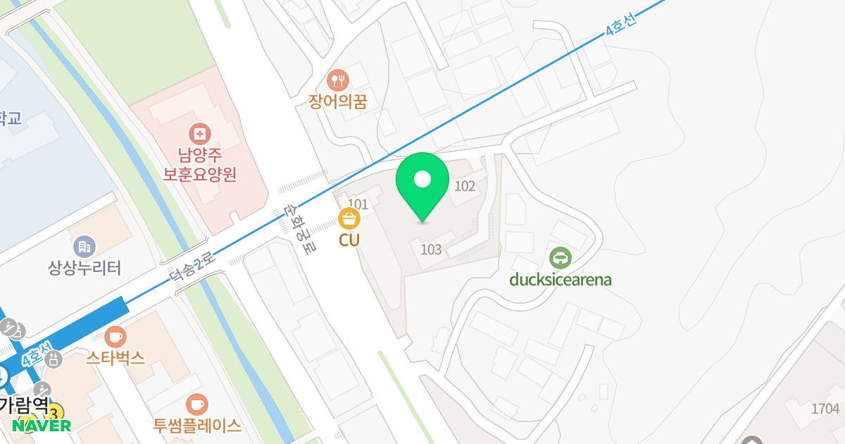 별내 자이엘라 위치 지도 - 경기도 남양주시