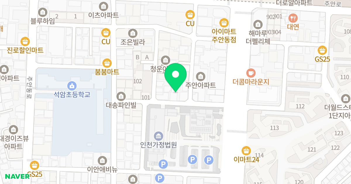 (977-6) 위치 지도 - 인천광역시 미추홀구 경원대로887번길 18
