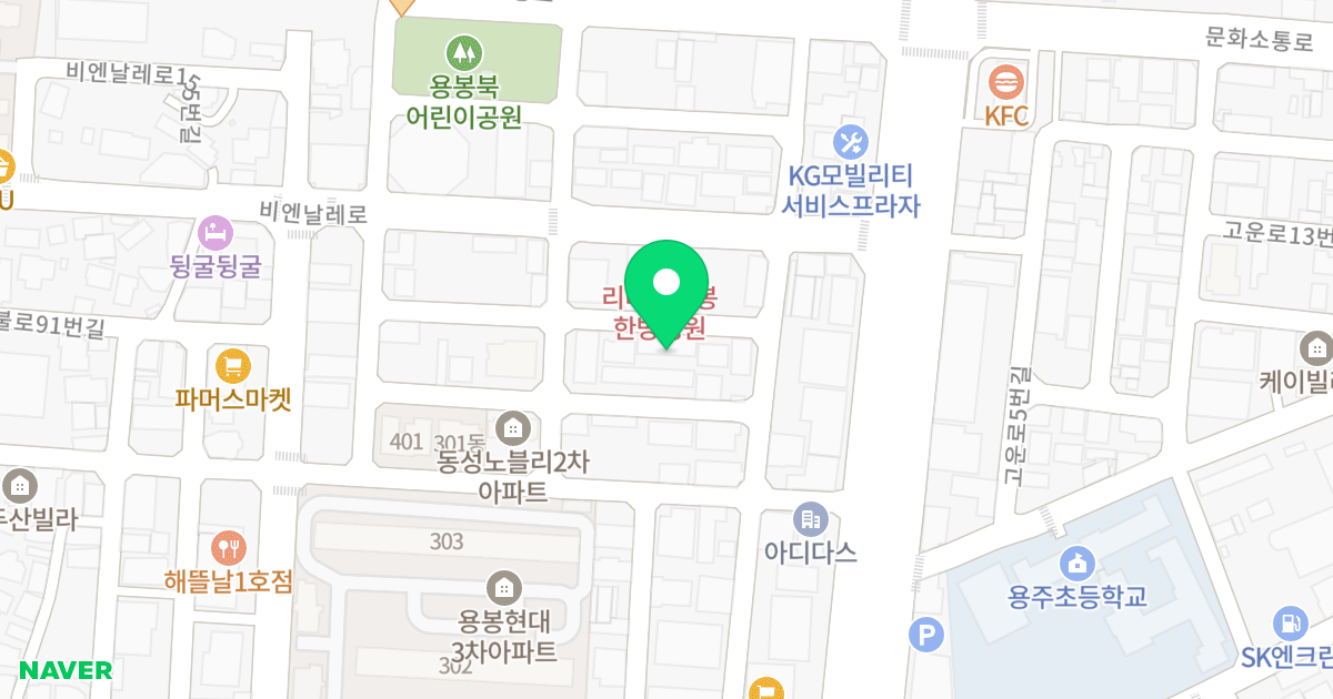 (1347-7) 위치 지도 - 광주광역시 북구