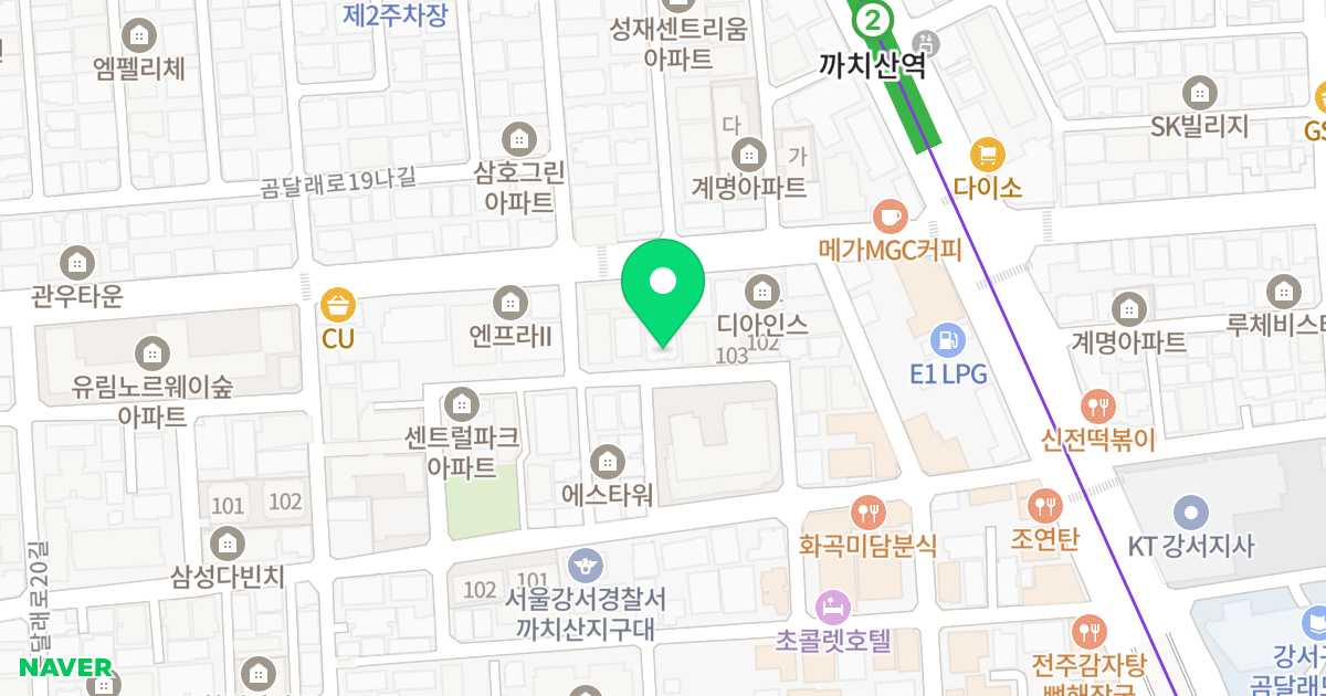 (899-23) 위치 지도 - 서울특별시 강서구 강서로7길 20-22