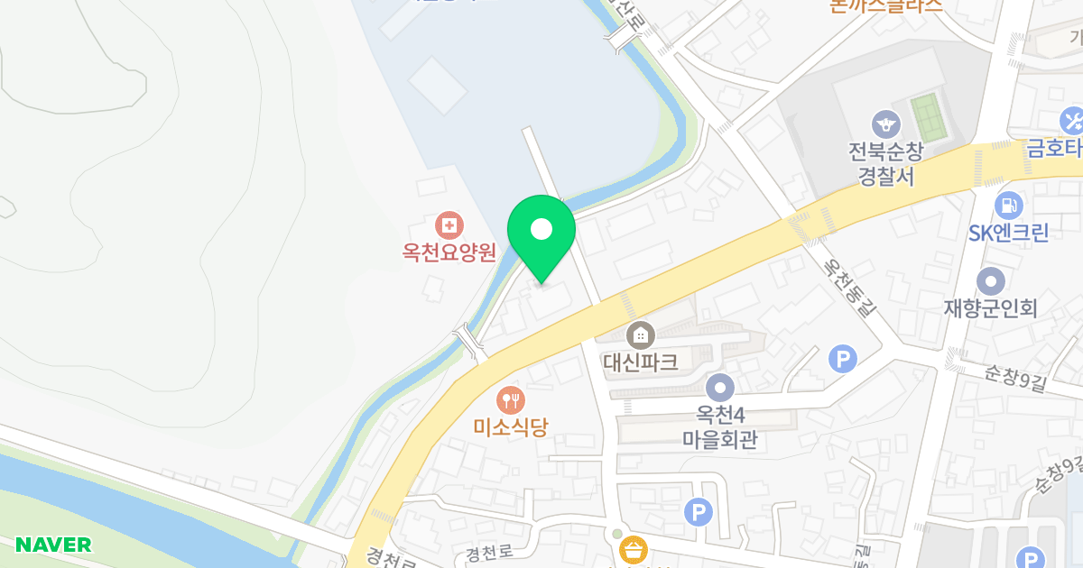 스카이빌 위치 지도 - 전북특별자치도 순창군 순창읍 장류로 293