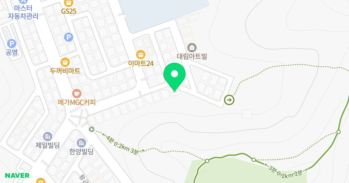 퀸즈트윈빌 위치 지도 - 경기도 안산시 단원구 광덕오름길 6